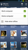 MotoCast Albums