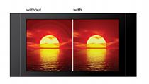 12-bit video processing sharper and more vibrant images, even on large screens.