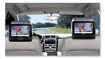 The unique and easy-to-mount car system brings you entertainment on the go