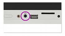 Get a more personal listening experience with the stereo headphone jack