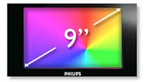 A 7" TFT colour LCD screen gives you a clear and vibrant view of your favourite movies.