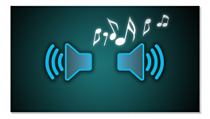 Enjoy quality sound anytime, anywhere with the built-in stereo speakers.
