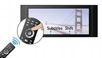 Adjust the positioning of your subtitles with the remote control.