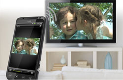 Share content on your HTC Evo 3D