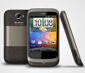 The HTC Wildfire is feature packed