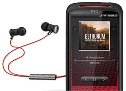 HTC Sensation XE with Beats Audio&trade; comes inbox with custom made Beats headsets