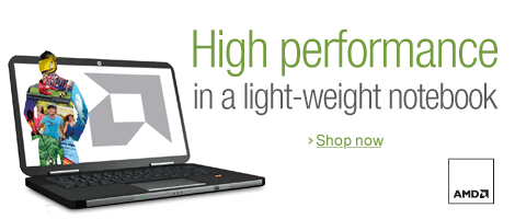 AMD High Performance in a light-weight notebook