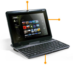 See how all the features of the ICONIA TAB W500+KB fit together.