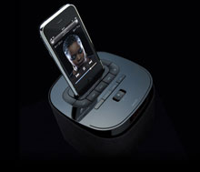 The compact and stylish design includes a large, easy-to-find Snooze button