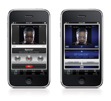 Browse your iPod library with the built-in music player