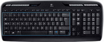 Logitech Wireless Desktop MK320, full-size keyboard