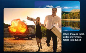 Because each pixel is processed, you get High Definition pictures that remain sharp even when the action heats up.