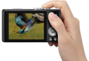 The incredibly fast focus speed is due to the double speed readout from the sensor