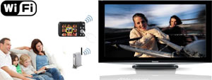 Enjoy a wireless slide show on your TV