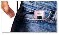 Small and wearable for ultimate portability <br/>GoGear Vibe