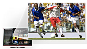Enjoy free-to-air HD channels and record them directly onto the hard drive