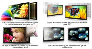 The advanced features of Samsung LED TVs produce stunning picture quality
