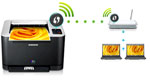 One-touch wireless connection