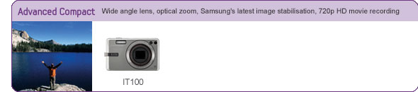 Samsung Advanced Compact cameras - meet the IT100