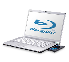 Experience entertainment in full HD resolution with the Blu-ray Disc™ Drive
