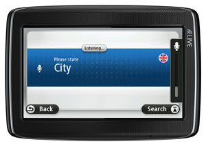 Advanced speech recognition technology lets you control your TomTom device using voice commands.