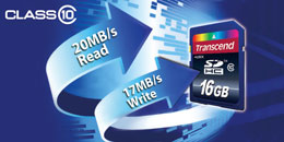 Transcend SDHC Class 10 Ultimate Speed