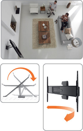 VOGEL&rsquo;S EFW8425 WALL MOUNT MOTION XL for Extra Large Screens