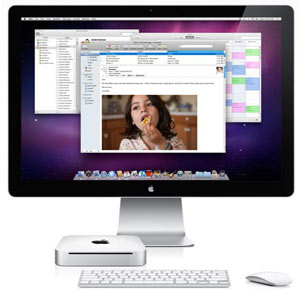 The new Mac mini can be mixed and matched with all your favourite Mac acccessories. 