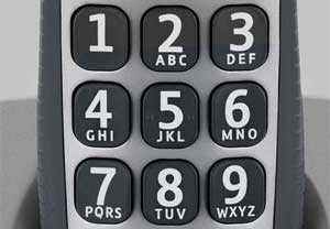 Large, clear and durable buttons make dialing easy and accurate