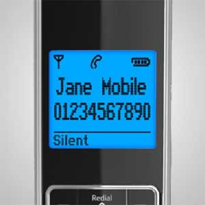The large, clear screen makes it easy to see the incoming call alerts and to scroll through your contacts.