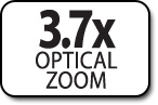 3.7x Optical Zoom