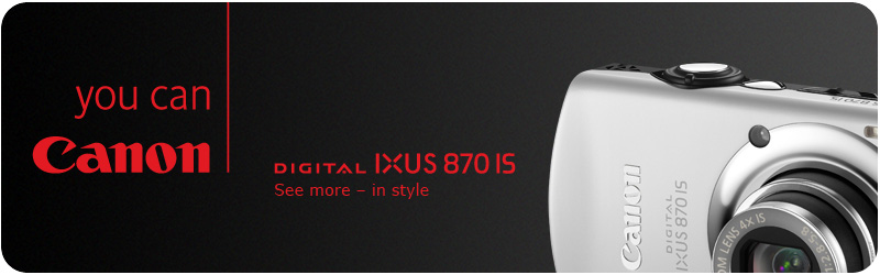 Canon Digital IXUS 870 IS: See more - in style
