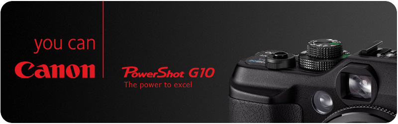Canon powerShot G10 -- The power to excel