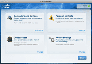 You're in control with Cisco Connect software