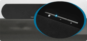 Control the D200 via Bluetooth or the conveniently-situated volume buttons.