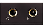 Gold-plated connections ensure the best sound quality