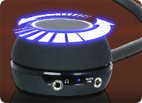 easy access volume control and heapdhone jack
