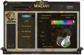 Customise the audio and earcup colours with World of Warcraft themed software