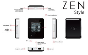 See the Creative Zen Style M300 in more detail