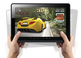 the built-in accelerometer that allows games to respond to your movements.