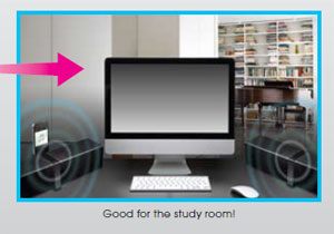 ZiiSound speakers provide a great audio experience in the lounge, bedroom and home office.
