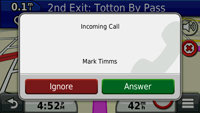 Make and receive calls via Bluetooth