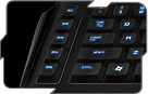 Five additional gaming macro keys