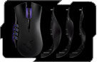 3 Interchangeable side panels for ergonomic fit