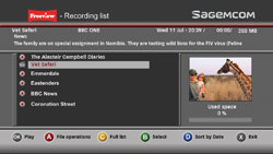 With the Twin Tuner you can watch one digital channel while recording another