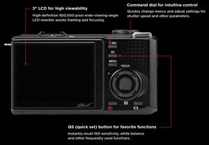 A new interface design gives users better and more customisable control over the DP1 Merrill's functions