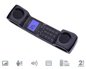 Even though the ePure echoes traditional telephone designs, it also come with modern features such as a 1.4" backlit display.