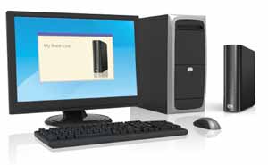 Backup the files on all your computers, access and share files inside and outside your home, and stream media.