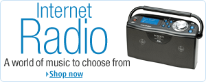 Tune in to a world of music with our great selection of Internet Radios
