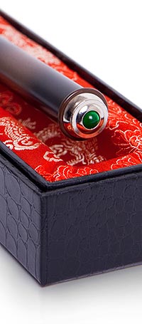 Wand in silk-lined box